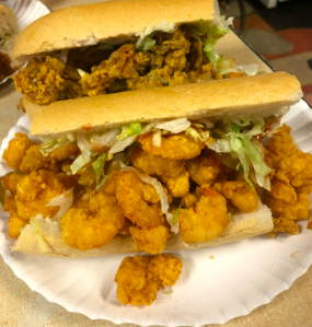 Domilise’s Po-Boys signature dishes Fried Shrimp Po-Boy
Roast Beef Po-Boy
Half-and-Half Po-Boy